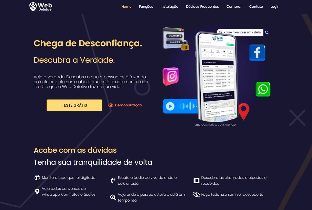 Qual o nome do aplicativo espião? Qual o nome do aplicativo espião?